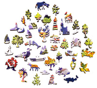 Downeast (382 Piece Wooden Jigsaw Puzzle) - Nautilus Puzzles - Wooden Jigsaw Puzzles For Adults