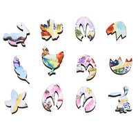 Easter Basket. 75 Pieces. Mini Puzzle. - Nautilus Puzzles - Wooden Jigsaw Puzzles For Adults