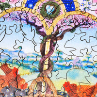 Easter Basket. 75 Pieces. Mini Puzzle. - Nautilus Puzzles - Wooden Jigsaw Puzzles For Adults