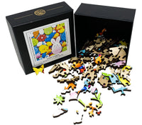 Easter Cookies (60 Piece Mini Wooden Jigsaw Puzzle) - Nautilus Puzzles - Wooden Jigsaw Puzzles For Adults