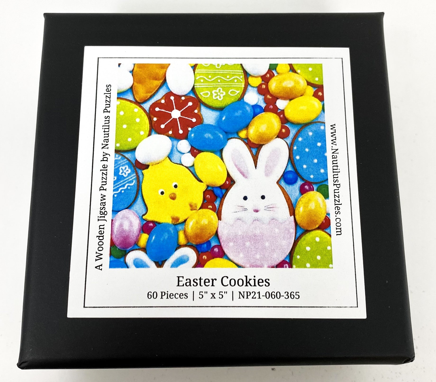 Easter Cookies (60 Piece Mini Wooden Jigsaw Puzzle) - Nautilus Puzzles - Wooden Jigsaw Puzzles For Adults