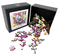 Easter Eggs (60 Piece Mini Wooden Jigsaw Puzzle) - Nautilus Puzzles - Wooden Jigsaw Puzzles For Adults