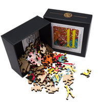Eleven Pipers Piping (50 Piece Mini Wooden Jigsaw Puzzle) - Nautilus Puzzles - Wooden Jigsaw Puzzles For Adults