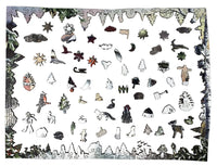 First Snow of Winter (475 Piece Wooden Jigsaw Puzzle) - Nautilus Puzzles - Wooden Jigsaw Puzzles For Adults