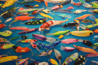 Fishing Lures (51 Piece Mini Wooden Jigsaw Puzzle) - Nautilus Puzzles - Wooden Jigsaw Puzzles For Adults