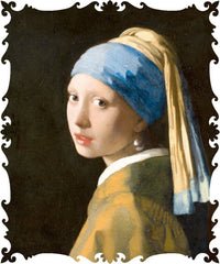 Girl With a Pearl Earring (54 Piece Mini Wooden Jigsaw Puzzle) - Nautilus Puzzles - Wooden Jigsaw Puzzles For Adults