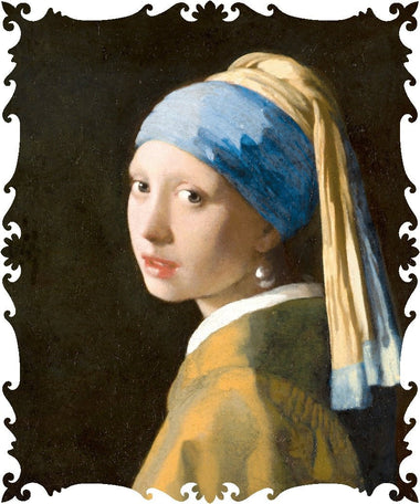 Girl With a Pearl Earring (54 Piece Mini Wooden Jigsaw Puzzle) - Nautilus Puzzles - Wooden Jigsaw Puzzles For Adults