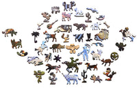 Git Along Little Doggies (446 Piece Wooden Jigsaw Puzzle) - Nautilus Puzzles - Wooden Jigsaw Puzzles For Adults