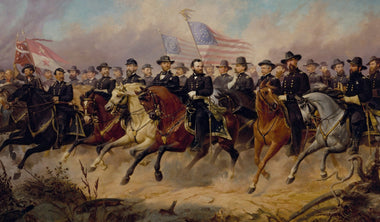 Grant and His Generals (520 Pieces) by Ole Peter Hansen Balling, Wooden Jigsaw Puzzle - Nautilus Puzzles - Wooden Jigsaw Puzzles For Adults