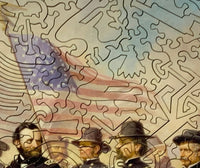 Grant and His Generals (520 Pieces) by Ole Peter Hansen Balling, Wooden Jigsaw Puzzle - Nautilus Puzzles - Wooden Jigsaw Puzzles For Adults
