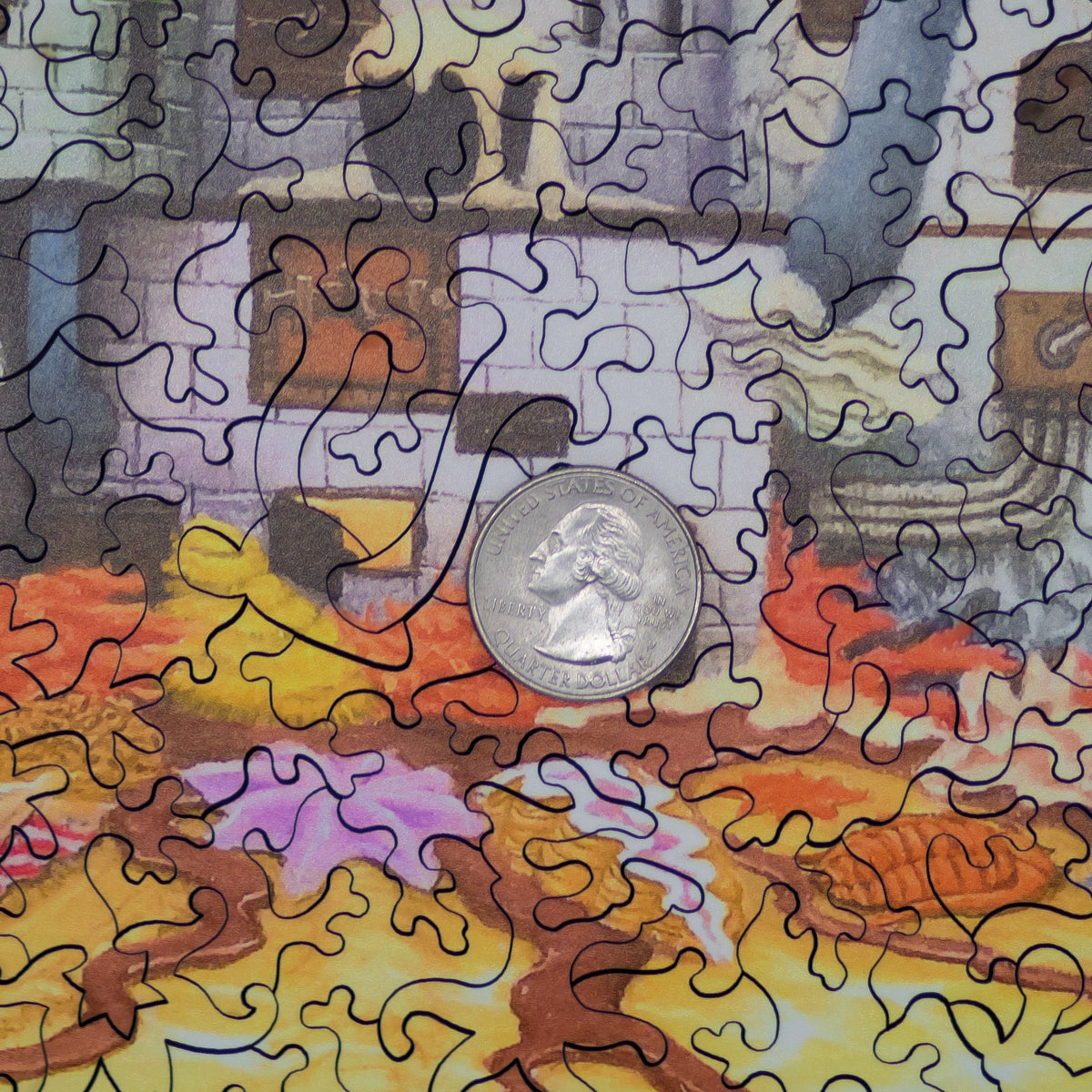 Great Gingerbread Reef (340 Piece Wooden Jigsaw Puzzle for Adults) - Nautilus Puzzles - Wooden Jigsaw Puzzles For Adults
