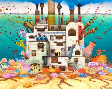 Great Gingerbread Reef (340 Piece Wooden Jigsaw Puzzle for Adults) - Nautilus Puzzles - Wooden Jigsaw Puzzles For Adults