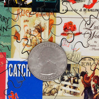 Great Novels (50 Pieces) Mini Wooden Jigsaw Puzzle - Nautilus Puzzles - Wooden Jigsaw Puzzles For Adults
