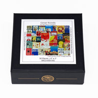 Great Novels (50 Pieces) Mini Wooden Jigsaw Puzzle - Nautilus Puzzles - Wooden Jigsaw Puzzles For Adults