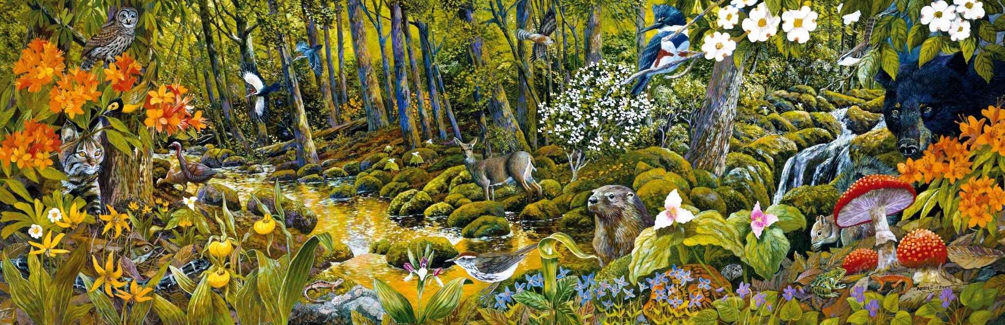 Great Smoky Mountains (262 Piece Wooden Jigsaw Puzzle) - Nautilus Puzzles - Wooden Jigsaw Puzzles For Adults
