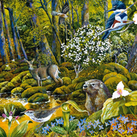 Great Smoky Mountains (262 Piece Wooden Jigsaw Puzzle) - Nautilus Puzzles - Wooden Jigsaw Puzzles For Adults