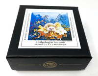 Hedgehog in Autumn (50 Piece Mini Autumn Wooden Jigsaw Puzzle) - Nautilus Puzzles - Wooden Jigsaw Puzzles For Adults
