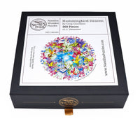 Hummingbird Heaven - 360 Piece Wooden Jigsaw Puzzle - Nautilus Puzzles - Wooden Jigsaw Puzzles For Adults