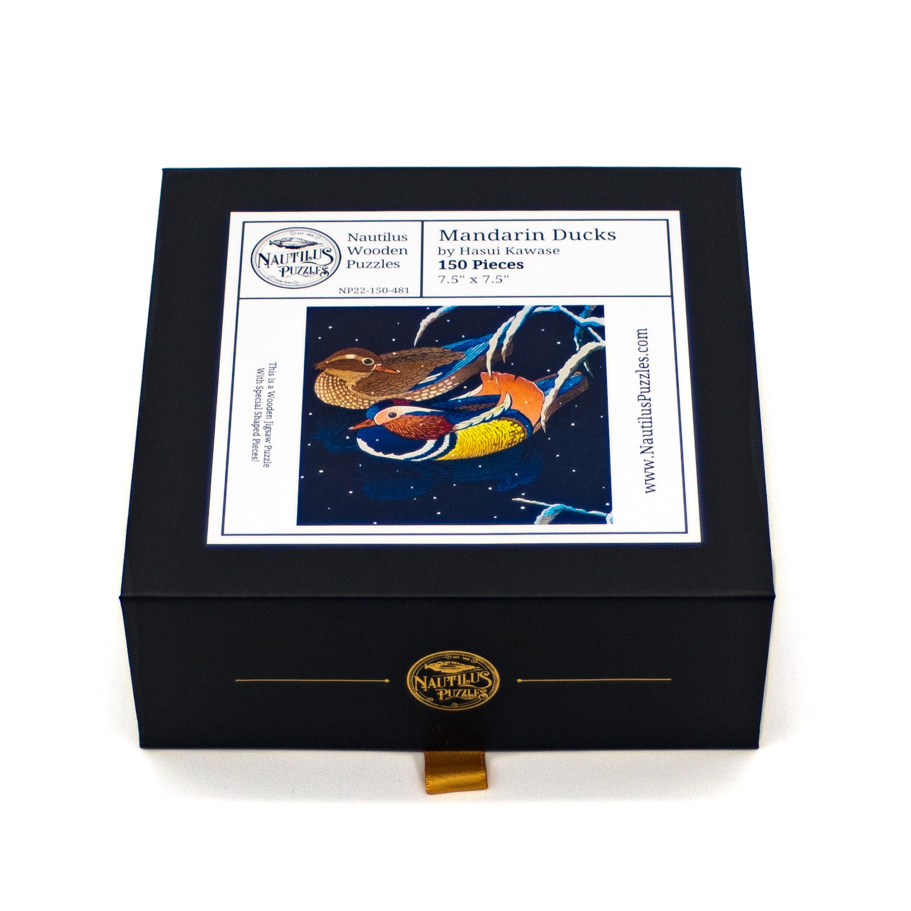 Mandarin Ducks (150 Piece Wooden Jigsaw Puzzle) - Nautilus Puzzles - Wooden Jigsaw Puzzles For Adults