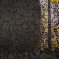 Cathedral Cat - 372 Piece Wooden Jigsaw Puzzle - Nautilus Puzzles - Wooden Jigsaw Puzzles For Adults