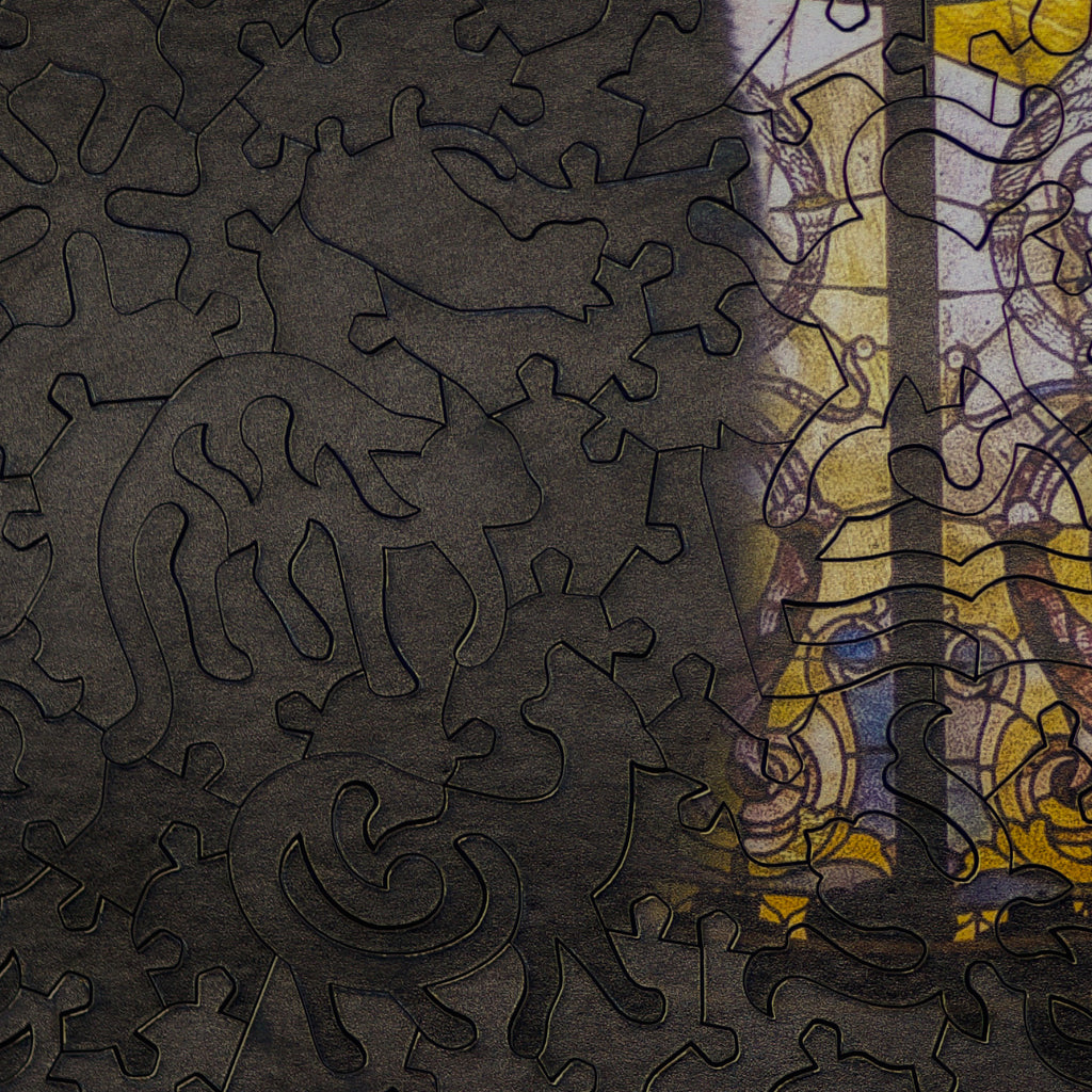 Cathedral Cat 372 Piece Wooden Jigsaw Puzzle