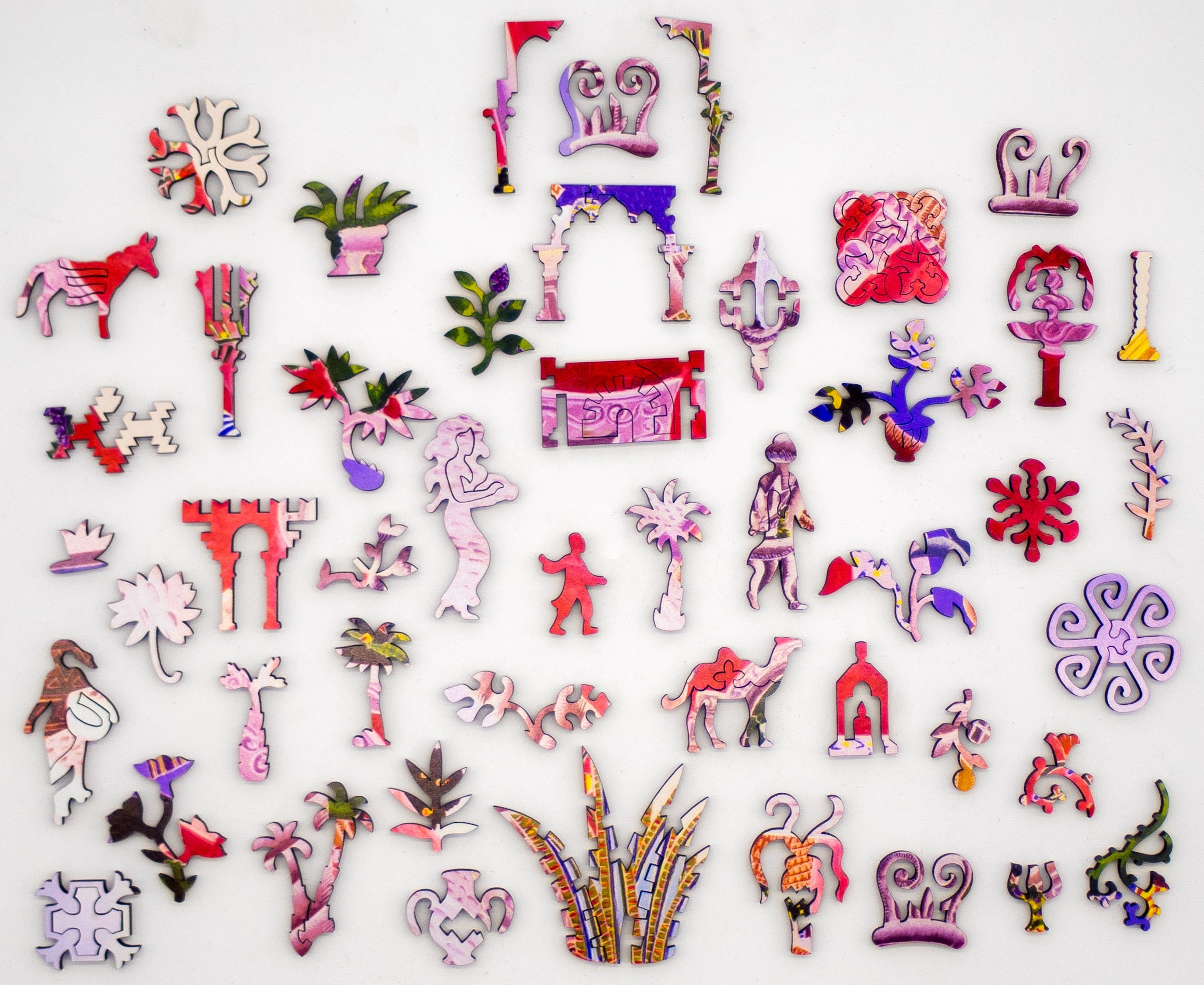Wooden jigsaw puzzle