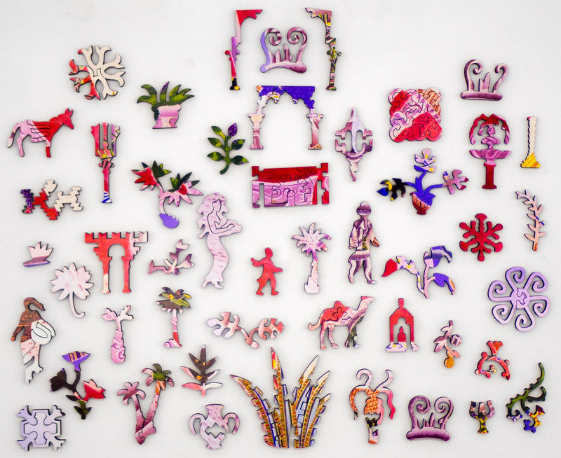 Wooden jigsaw puzzle