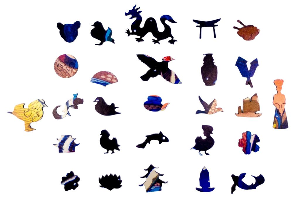 Mandarin Ducks (150 Piece Wooden Jigsaw Puzzle)