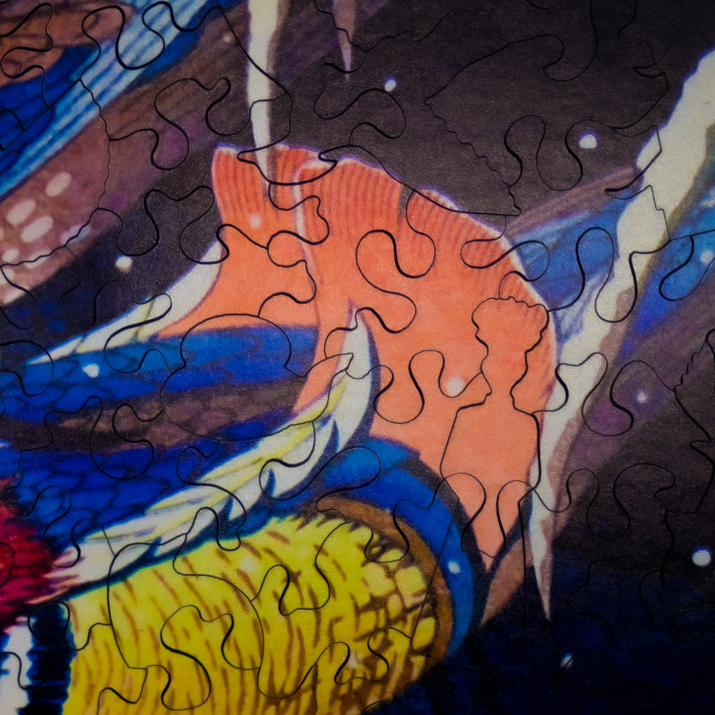 Mandarin Ducks (150 Piece Wooden Jigsaw Puzzle)