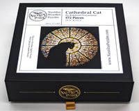 Cathedral Cat - 372 Piece Wooden Jigsaw Puzzle - Nautilus Puzzles - Wooden Jigsaw Puzzles For Adults