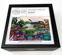 Two Sides of the Sea (501 Piece Wooden Jigsaw Puzzle) - Nautilus Puzzles - Wooden Jigsaw Puzzles For Adults