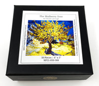 The Mulberry Tree by Vincent Van Gogh (50 Piece Mini Wooden Jigsaw Puzzle) - Nautilus Puzzles - Wooden Jigsaw Puzzles For Adults