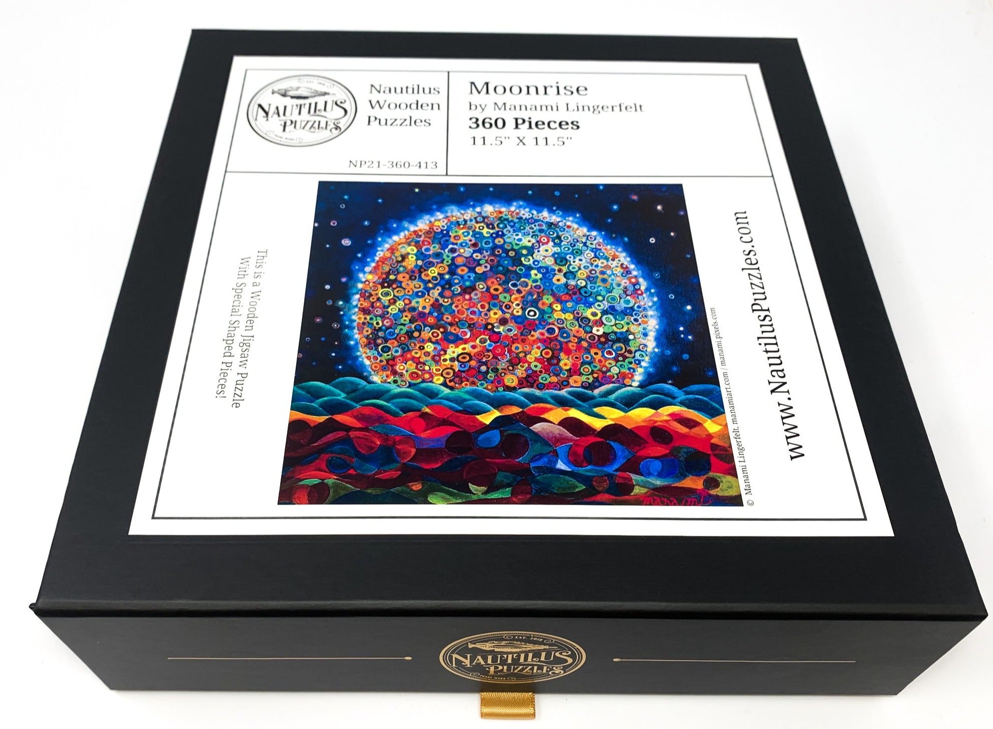 Moonrise - 360 Piece Wooden Jigsaw Puzzle - Nautilus Puzzles - Wooden Jigsaw Puzzles For Adults