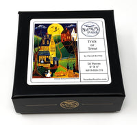 Trick or Treat (50 Piece Mini Halloween Wooden Jigsaw Puzzle) - Nautilus Puzzles - Wooden Jigsaw Puzzles For Adults