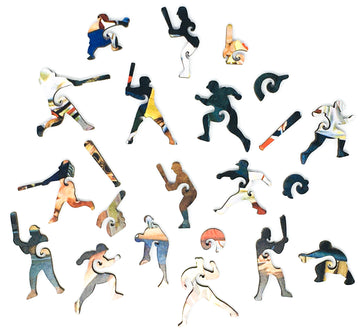 Stan The Man - 250 Piece Baseball Wooden Jigsaw Puzzle - Nautilus Puzzles - Wooden Jigsaw Puzzles For Adults