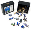 Dolphin Reef (49 Piece Mini Wooden Jigsaw Puzzle) - Nautilus Puzzles - Wooden Jigsaw Puzzles For Adults
