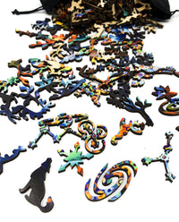 Moonrise - 360 Piece Wooden Jigsaw Puzzle - Nautilus Puzzles - Wooden Jigsaw Puzzles For Adults