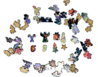 The Christmas Fairy (51 Pieces) Mini Wooden Christmas Jigsaw Puzzle - Nautilus Puzzles - Wooden Jigsaw Puzzles For Adults
