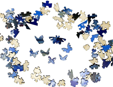 The Butterfly Effect by Anastasiya Markovich (77 Pieces) Mini Wooden Jigsaw Puzzle - Nautilus Puzzles - Wooden Jigsaw Puzzles For Adults