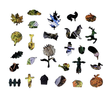 Glade Creek Grist Mill (190 Piece Wooden Jigsaw Puzzle) - Nautilus Puzzles - Wooden Jigsaw Puzzles For Adults