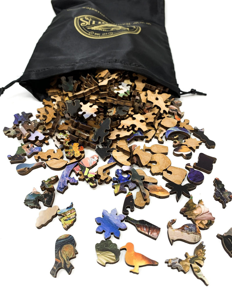 Great Paintings (366 Piece Wooden Jigsaw Puzzle) - Nautilus Puzzles - Wooden Jigsaw Puzzles For Adults