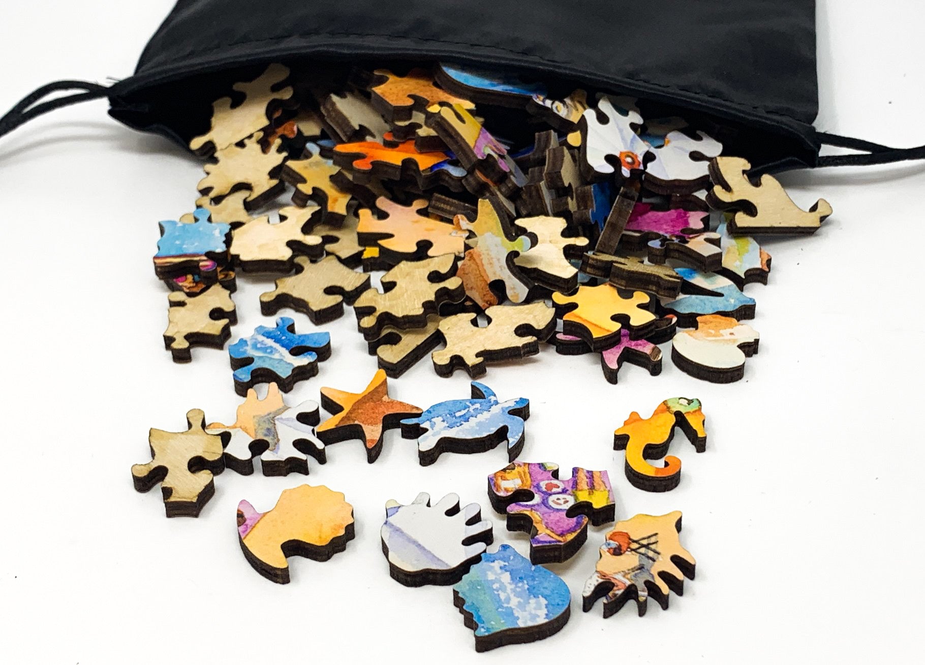 A Day at the Beach (145 Piece Wooden Jigsaw Puzzle) - Nautilus Puzzles - Wooden Jigsaw Puzzles For Adults