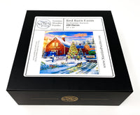 Red Barn Farm - 200 Piece Wooden Jigsaw Puzzle - Nautilus Puzzles - Wooden Jigsaw Puzzles For Adults