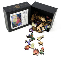 The Christmas Fairy (51 Pieces) Mini Wooden Christmas Jigsaw Puzzle - Nautilus Puzzles - Wooden Jigsaw Puzzles For Adults