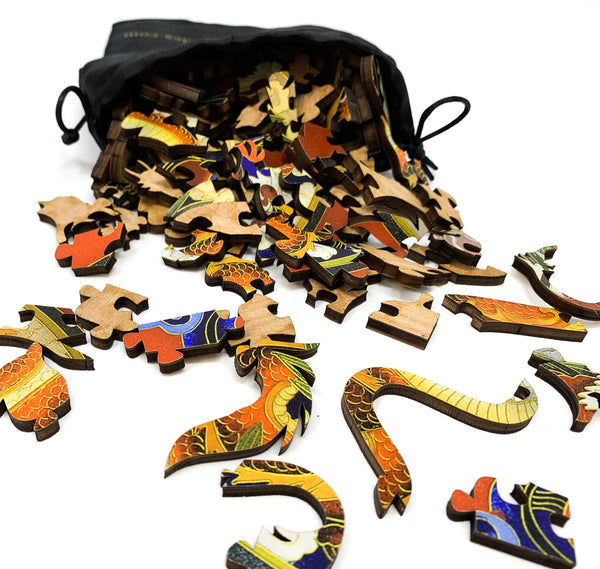 Peking Dragon (Wooden Jigsaw Puzzle) Nautilus Puzzles