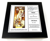 Winter by Alphonse Mucha (106 Piece Wooden Jigsaw Puzzle) - Nautilus Puzzles - Wooden Jigsaw Puzzles For Adults