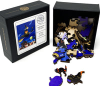 Halloween Fly Over (50 Pieces) Mini Halloween Wooden Jigsaw Puzzle - Nautilus Puzzles - Wooden Jigsaw Puzzles For Adults