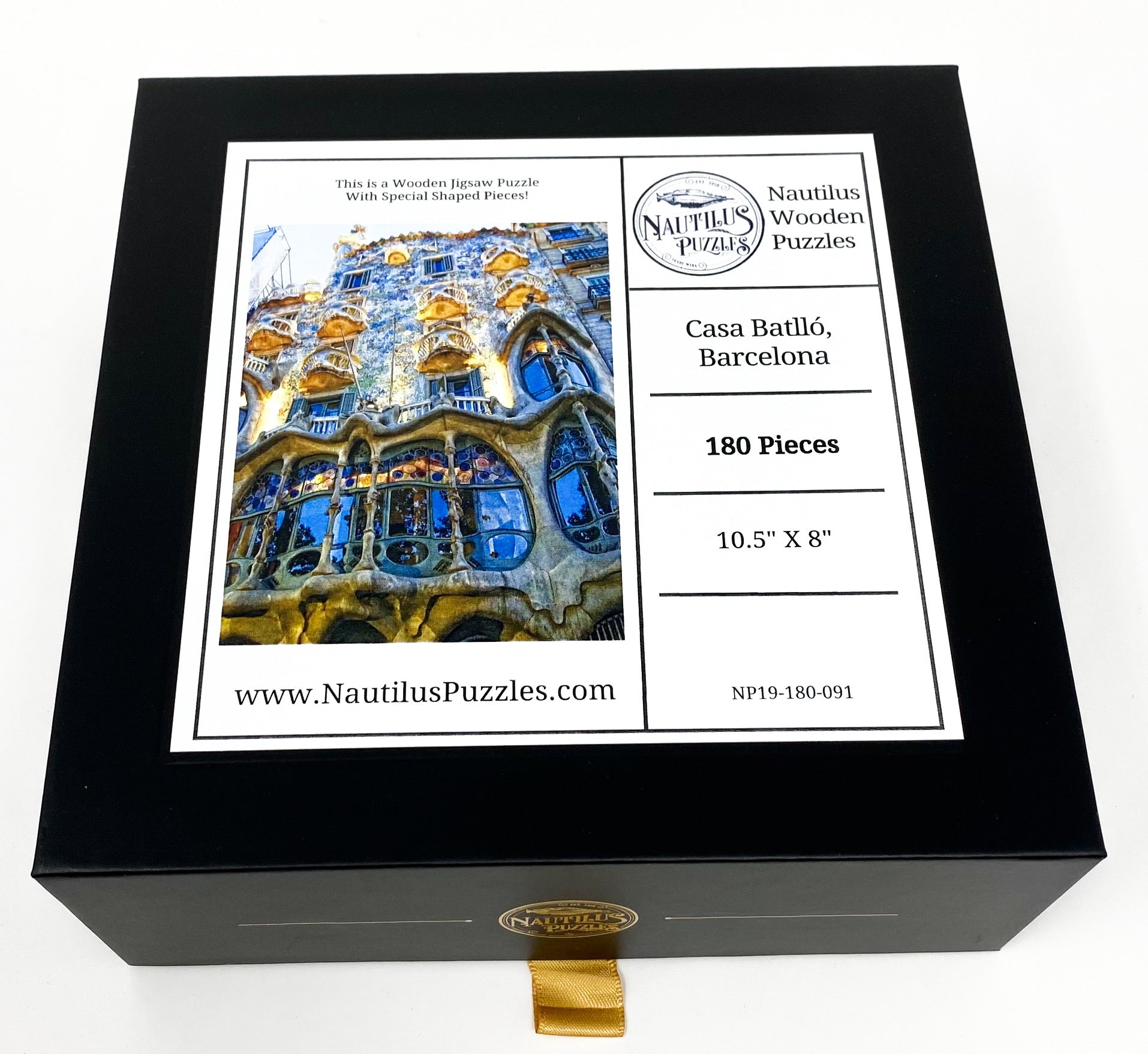 Casa Batlló, Barcelona (180 Piece Wooden Jigsaw Puzzle) - Nautilus Puzzles - Wooden Jigsaw Puzzles For Adults