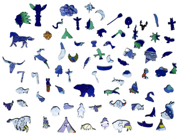 Blessing of the Polar Bears - 475 Piece Wooden Jigsaw Puzzle - Nautilus Puzzles - Wooden Jigsaw Puzzles For Adults