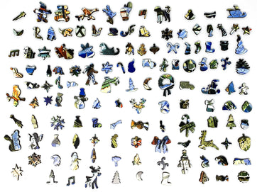 Victorian Christmas Village (608 Piece Wooden Christmas Jigsaw Puzzle) - Nautilus Puzzles - Wooden Jigsaw Puzzles For Adults